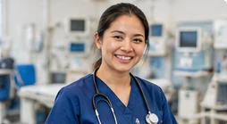 Nurse in a clinical hospital setting